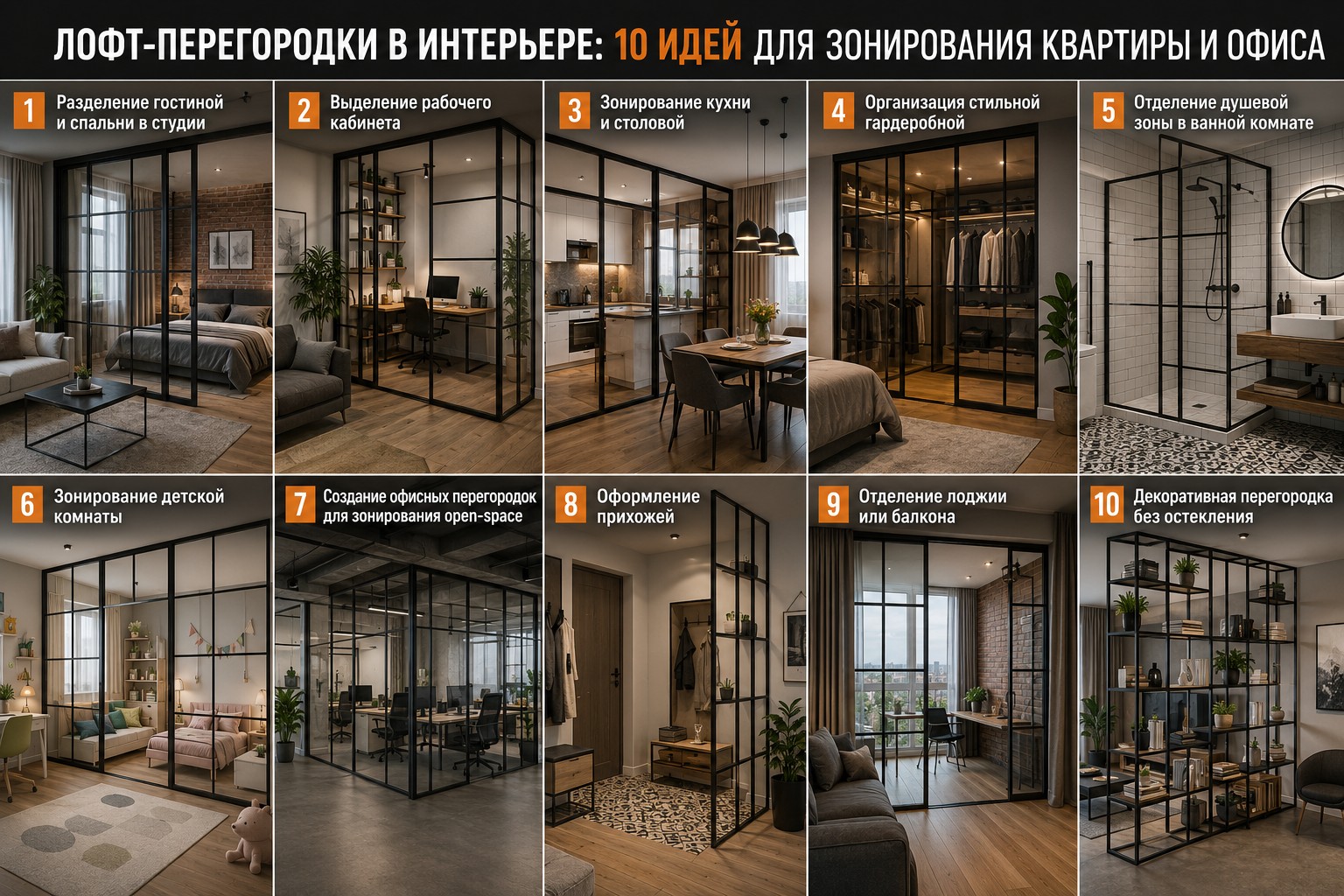 Межкомнатные перегородки