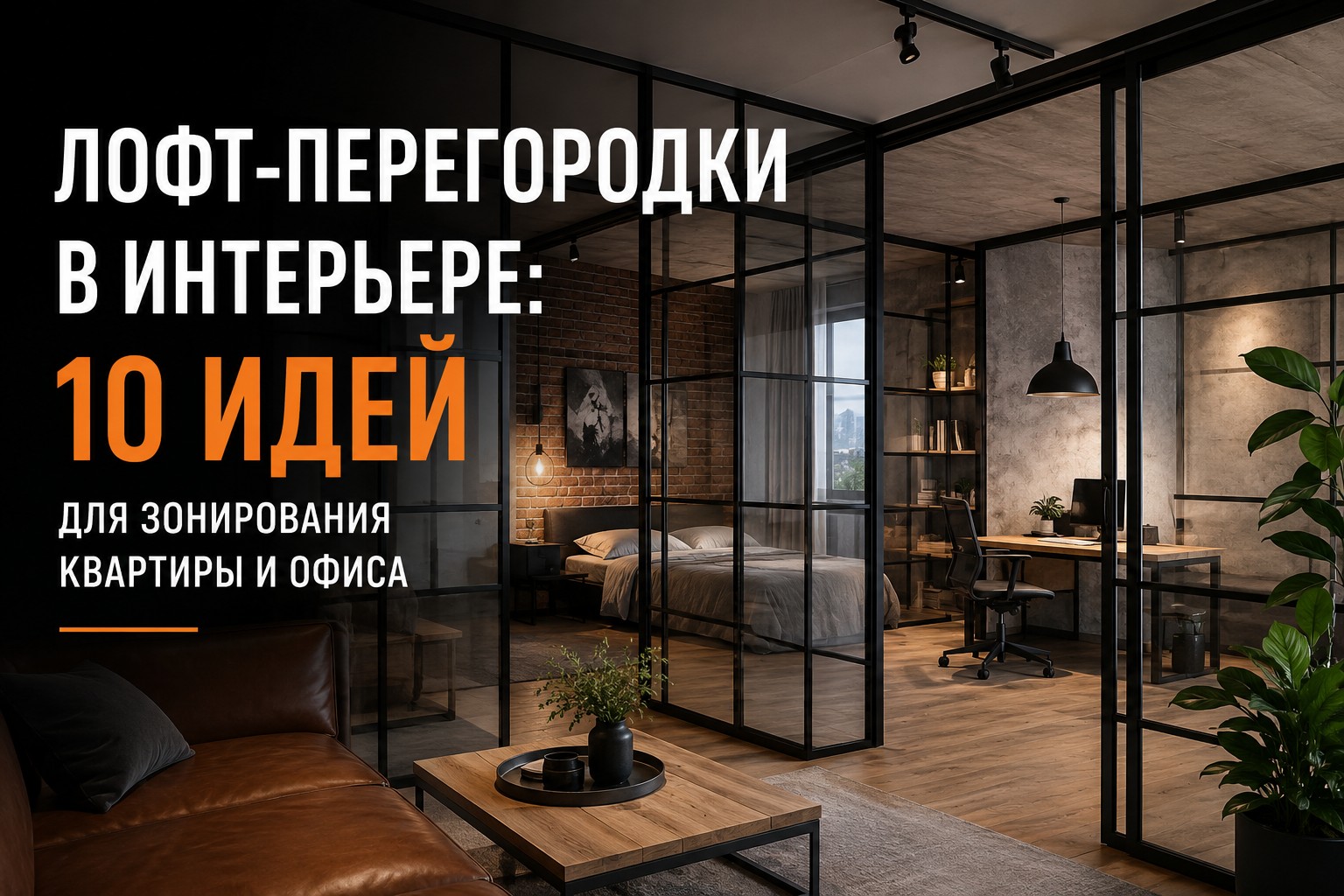 лофт перегородки