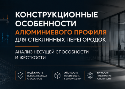 алюминиевый профиль конструкция